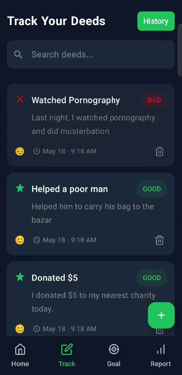 Deedly App by Bangla X - Track Salah and Deeds